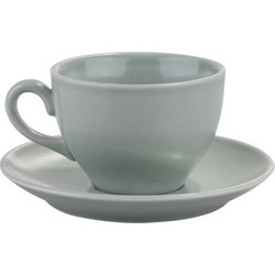Kutahya Moderna Σετ Φλιτζάνια Espresso Cappuccino & Τσαγιού Πορσελάνης Πράσινο Mint 200ml 6τμχ KXLMCT720162