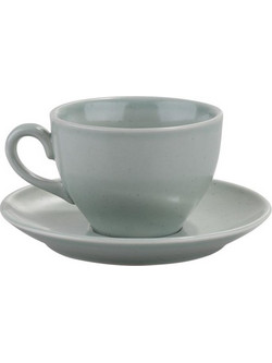Kutahya Moderna Σετ Φλιτζάνια Espresso Cappuccino & Τσαγιού Πορσελάνης Πράσινο Mint 200ml 6τμχ KXLMCT720162