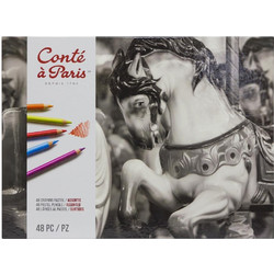Conte Paris Χάρτινη Κασετίνα Με 48 Mολύβια Conte a Paris