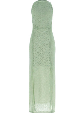 Guess Liza Maxi Καλοκαιρινό Φόρεμα για Γάμο / Βάπτιση Πράσινο Mint W6GK16K2953-G8CC