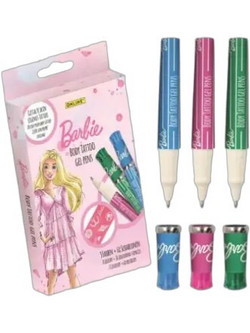 Online Tattoo Barbie Σετ Στυλό Gel Πολύχρωμο 3τμχ 18127-6