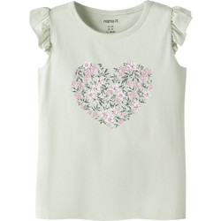 Name It lora Παιδικό T-Shirt Κοντομάνικο Πράσινο Mint 13230227