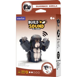 Παιδικό Puzzle mierEdu Build N Sound Gorilla 3D 57 Κομμάτια