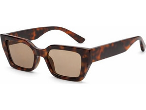 Frog Optical AS437 Γυναικεία Γυαλιά Ηλίου Cat Eye Κοκάλινα Ταρταρούγα με Καφέ Φακό