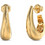 Guess Madison Γυναικεία Σκουλαρίκια Κρίκοι από Ατσάλι Xρυσά UBE06430JWYGT