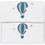 Cosmin Baby Bliss Airballoon Σετ Βρεφικές Πετσέτες 2τμχ 4000818