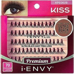 KiSS Individual Ultra Black Knot Free Βλεφαρίδες Τουφάκια 70τμχ 627671