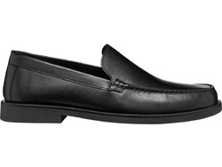 Geox Recanati Ανδρικά Μοκασίνια Loafers Δερμάτινα Μαύρα U65HVA00043C9997