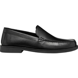 Geox Recanati Ανδρικά Μοκασίνια Loafers Δερμάτινα Μαύρα U65HVA00043C9997