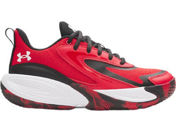 Under Armour Lockdown 8 Παιδικά Αθλητικά Παπούτσια για Μπάσκετ Κόκκινα 6009398-600