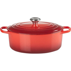Le Creuset Πυρίμαχη Μαντεμένια Γάστρα Οβάλ με Καπάκι 27cm 21178270602430