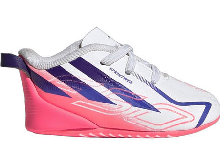 Adidas F50 Hyperfast Crib KK1433 Ποδοσφαιρικά Παπούτσια Λευκά Ροζ