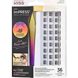 KiSS imPRESS 01 Kit Βλεφαρίδες Τουφάκια Αυτοκόλλητες 20τμχ