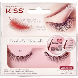 KiSS Shy Βλεφαρίδες Ενιαίες Σετ με Κόλλα 2τμχ 731509616521