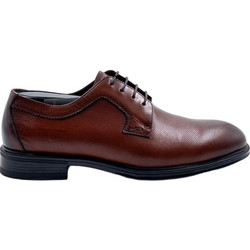Versace 19V69 Ανδρικά Σκαρπίνια Derby Δερμάτινα Καφέ V846-07