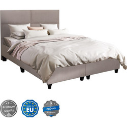 HomeMarkt Milo Κρεβάτι Υπέρδιπλο Υφασμάτινο 160x200cm HM616.32