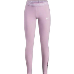 Under Armour HeatGear Branded Γυναικείο Κολάν Μακρύ Ροζ 6013697-698