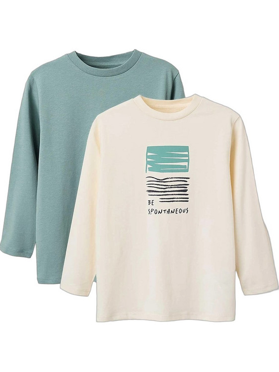Zippy Σετ Παιδικά T-Shirt Μακρυμάνικα Μπεζ Βεραμάν 31081204041