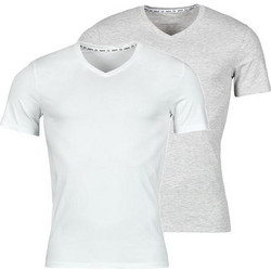 Dim Κοντομάνικα Ανδρικά Φανελάκια Σετ 2Pack Λευκά 11225