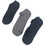 Jepa Ανδρικές Κάλτσες Κοντές Γκρι Navy Μπλε 3Pack 0126343-05