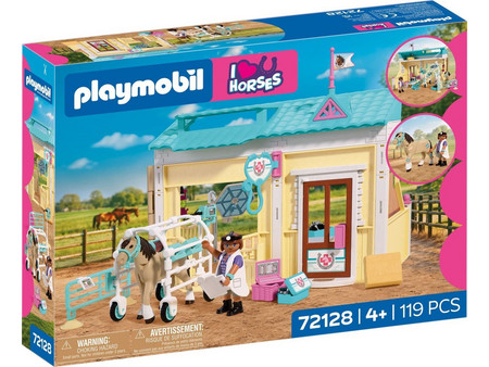 Playmobil I Love You Horses Κτηνιατρείο Αλόγων για 4+ Ετών 72128