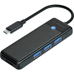 Orico PAPW3AT-U3 1.8m USB Hub 3.0 USB-A με 5 Θύρες USB-A / Card Reader