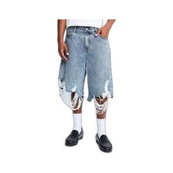 Funky Buddha Ανδρική Βερμούδα Τζιν Γαλάζια GRW014-970-03