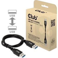 CLUB3D CAC-1409 Καλώδιο USB-A Male 3.1 to USB-A Male 0.5m Black