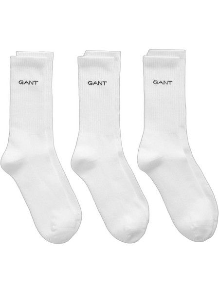 Gant Ανδρικές Κάλτσες Λευκές 3Pack 9960262