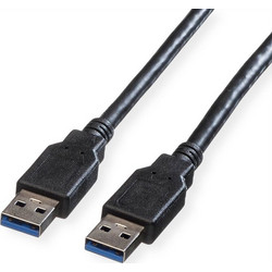 Roline 11.02.8970 Καλώδιο USB-A Male 3.2 to USB-A Male 1.8m Black