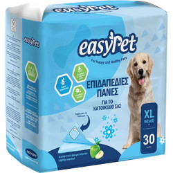 Easypet Επιδαπέδιες Πάνες Σκύλου με Αυτοκόλλητα & Άρωμα 90x60cm 30τμχ