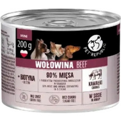 Pet Republic Adult Small & Medium with Beef & Vegetables 200gr