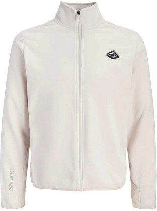 Jack & Jones Ανδρική Ζακέτα Φούτερ με Φερμουάρ Μπεζ 12298302