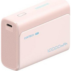 Cuktech CP13 Power Bank 10000mAh 30W με Θύρα USB-A & Θύρα USB-C Power Delivery Pink
