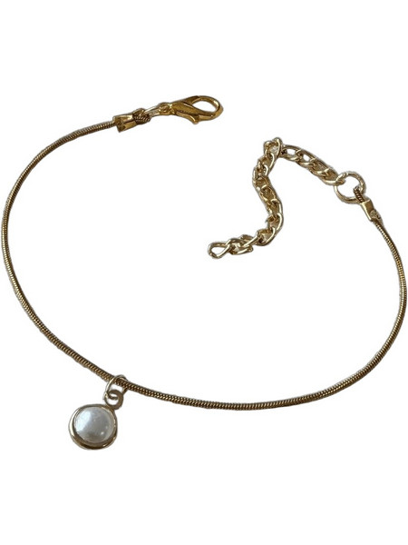 Heliophilia Silver Γυναικείο Βραχιόλι Xρυσό με Πέρλα 763ICN1199