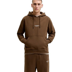 Jack & Jones Ανδρικό Φούτερ με Κουκούλα & Τσέπες Καφέ 12278789