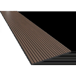 Vicoustic VicStrip Large Ηχοαπορροφητικά Πάνελ 59.5x12cm 4τμχ Dark Walnut