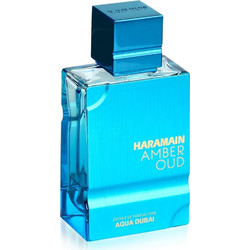 Al Haramain Amber Oud Aqua Dubai Pure Parfum 200ml + Refillable Spray