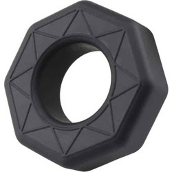 Guilty Toys No. 6 Ελαστικό Δαχτυλίδι Πέους Σιλικόνης 21mm Μαύρο