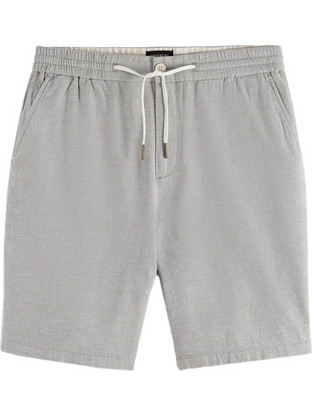 Scotch & Soda Ανδρική Βερμούδα Υφασμάτινη Γκρι 184345-030