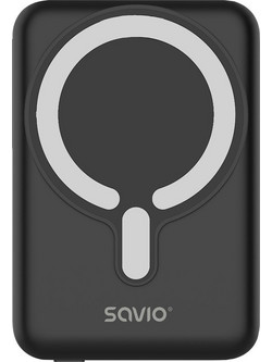 SAVIO BA-12 Wireless Magsafe Power Bank 10000mAh 20W με Θύρα USB-C Power Delivery Black