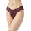 Minerva Γυναικείο String με Δαντέλα Μπορντό 90-88756-456