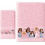 Astron Girls In Pink Σετ Παιδικές Πετσέτες 2τμχ 500gr/m²