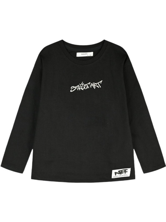 Energiers Παιδικό T-Shirt Μακρυμάνικο Μαύρο 13-126021-5