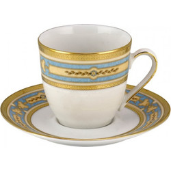 WM Collection Σετ Φλιτζάνια Espresso & Ελληνικού Καφέ Πορσελάνης Πολύχρωμα 100ml 6τμχ N51935