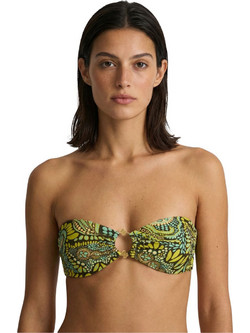 Guess Bikini Top Strapless Πράσινο E6GJ38MC04R-PMKF
