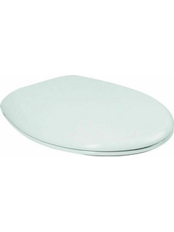 Gloria Elite Καπάκι Λεκάνης Οβάλ Πλαστικό Slim Soft Close Λευκό 46x37cm 27-4122