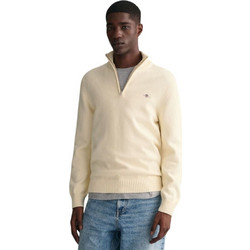 Gant Ανδρικό Πουλόβερ με Φερμουάρ Μπεζ 3G8030170-299