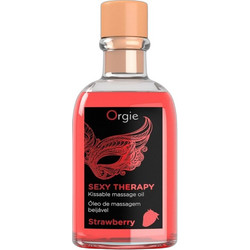 Orgie Strawberry Lips Massage Kit 100ml