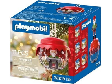 Playmobil Christmas Χριστουγεννιάτικο Στολίδι Μπάλα Άη Βασίλης Φούρναρης για 4+ Ετών 72219